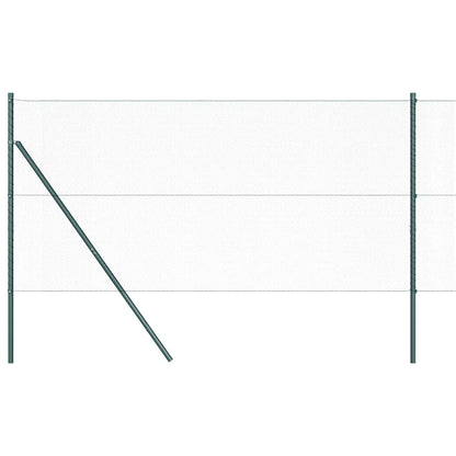 Palo della recinzione Verde 10 x 1 m (rete 13 mm) Acciaio e PVC