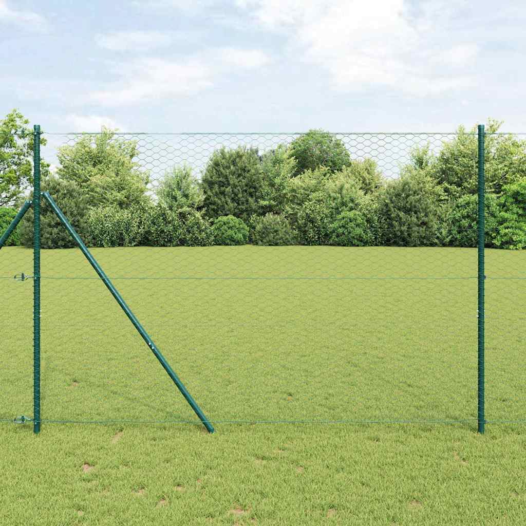 Palo della recinzione Verde 25 x 1,6 m (rete 36 mm)