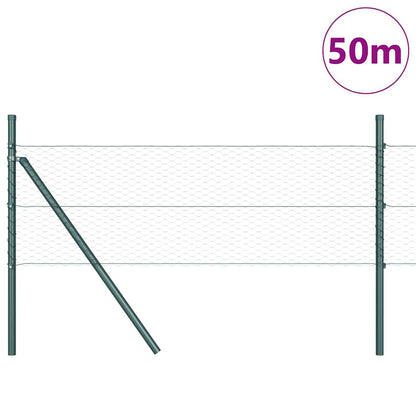 Palo della recinzione Verde 50 x 0,8 m (rete da 25 mm)
