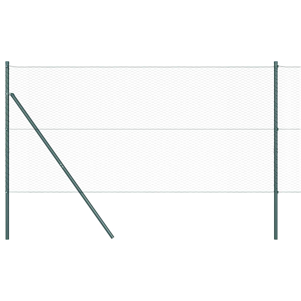 Palo della recinzione Verde 100 x 1,6 m (rete da 25 mm)