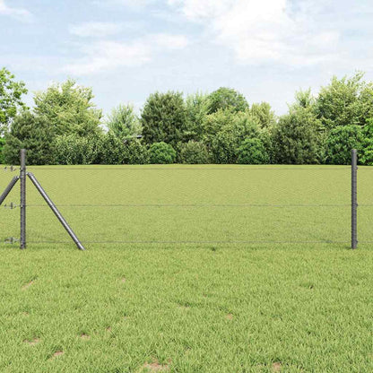 Palo della recinzione Grigio 10 x 0,5 m (rete da 13 mm)