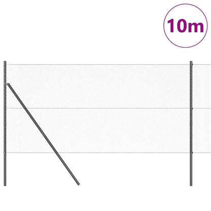 Palo della recinzione Grigio 10 x 1 m (rete 13 mm)