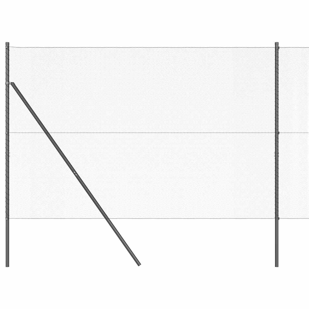 Palo della recinzione Grigio 10 x 1,5 m (rete da 13 mm)