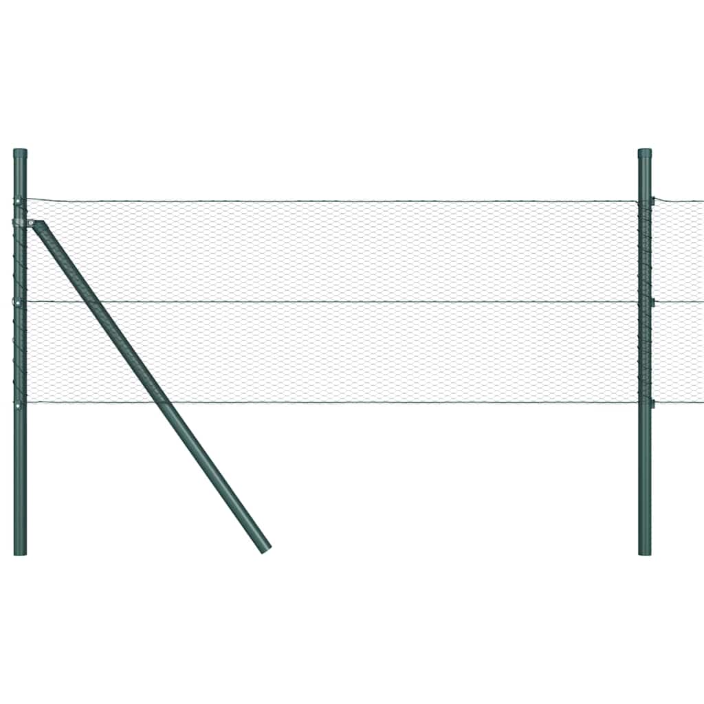 Palo della recinzione Grigio 100 x 0,5 m (rete da 13 mm)