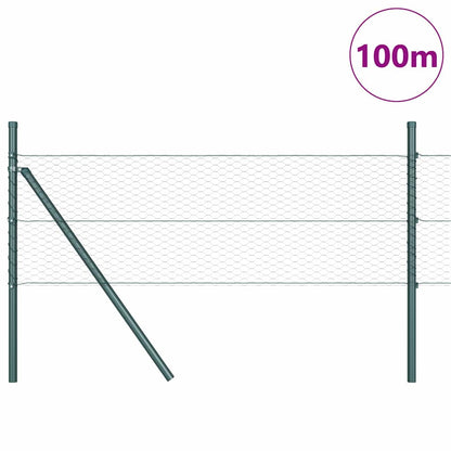Palo della recinzione Grigio 100 x 0,5 m (rete da 25 mm)