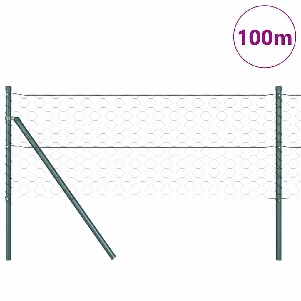 Palo della recinzione Grigio 100 x 0,6 m (rete da 50 mm)