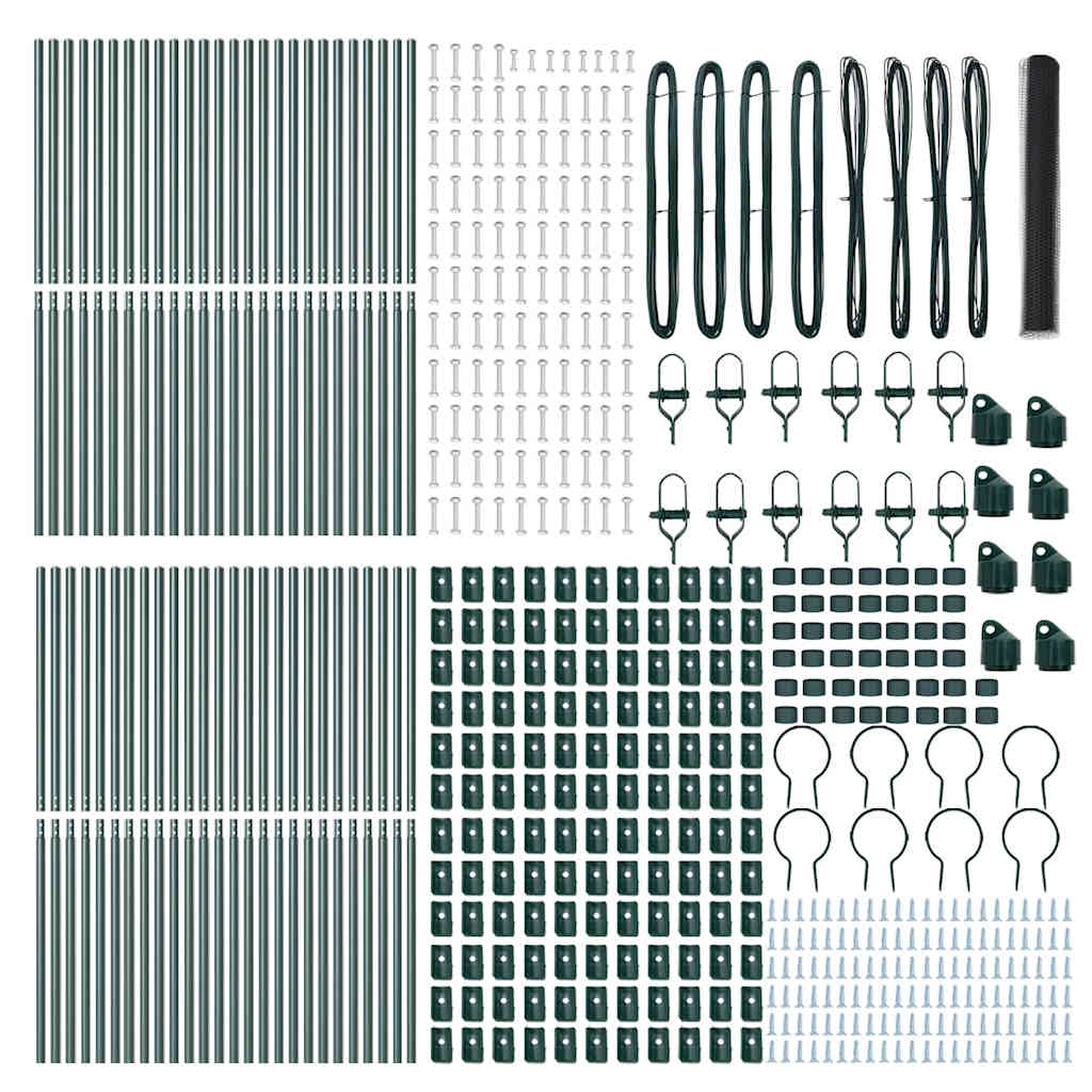 Palo della recinzione Grigio 100 x 1,4 m (rete 50 mm)