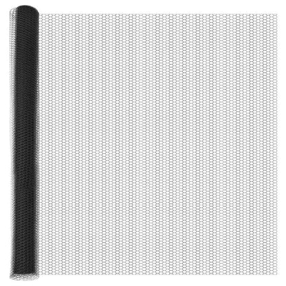 Palo della recinzione Grigio 100 x 1,5 m (rete da 25 mm)
