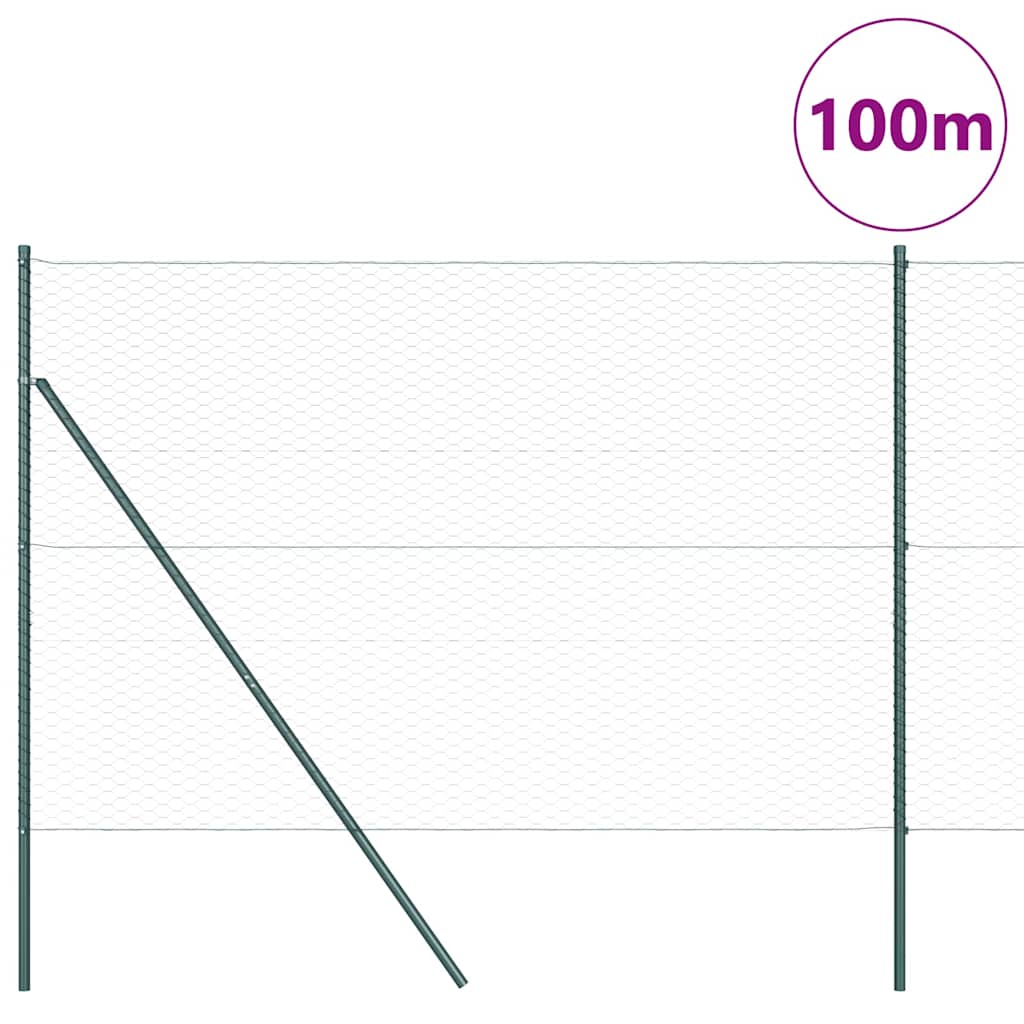 Palo della recinzione Grigio 100 x 1,6 m (rete da 36 mm)