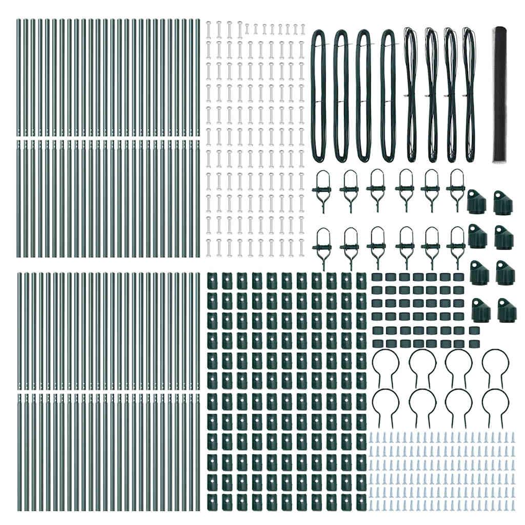 Palo della recinzione Grigio 100 x 1,6 m (rete 50 mm)