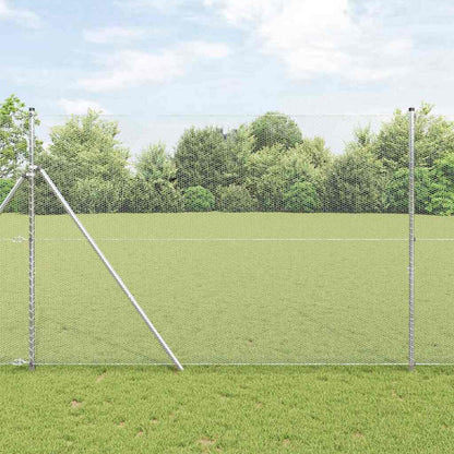 Palo della recinzione Argento 10 x 1,5 m (rete da 13 mm)