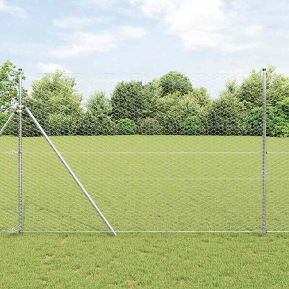 Palo della recinzione Argento 100 x 1,5 m (rete da 36 mm)