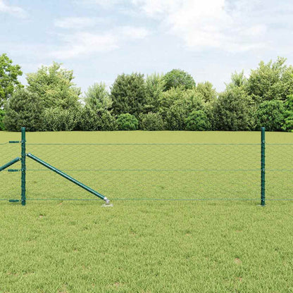 Palo della recinzione Verde 10 x 0,5 m (rete da 36 mm)