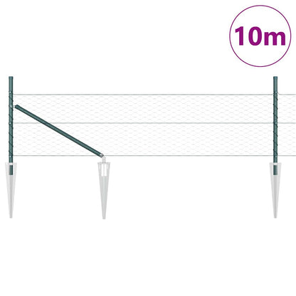 Palo della recinzione Verde 10 x 0,5 m (rete da 36 mm)