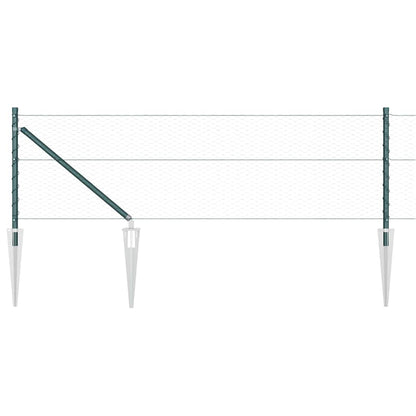 Palo della recinzione Verde 10 x 0,8 m (rete da 25 mm)