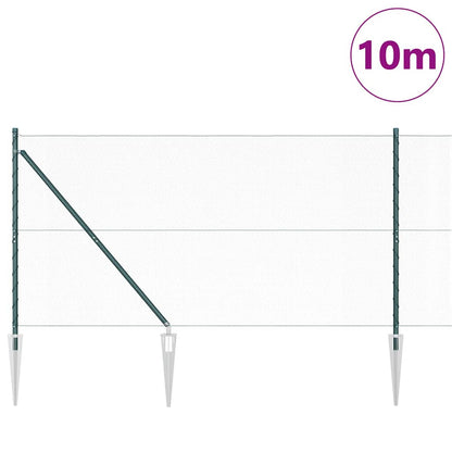 Palo della recinzione Verde 10 x 1,4 m (rete 13 mm)