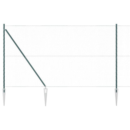 Palo della recinzione Verde 10 x 1,5 m (reticolo 25 mm)