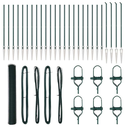 Palo della recinzione Verde 50 x 1,2 m (rete da 13 mm)
