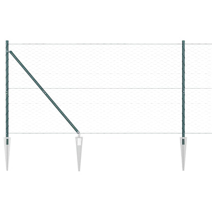 Palo della recinzione Verde 50 x 1,2 m (maglia da 50 mm)
