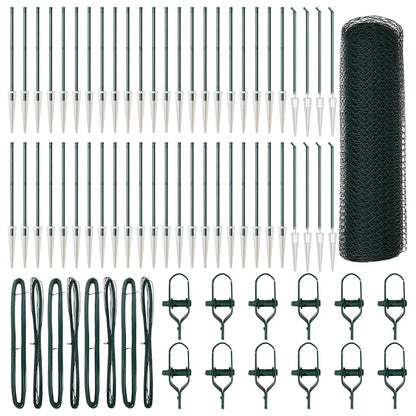Palo della recinzione Verde 100 x 0,8 m (mesh da 13 mm)