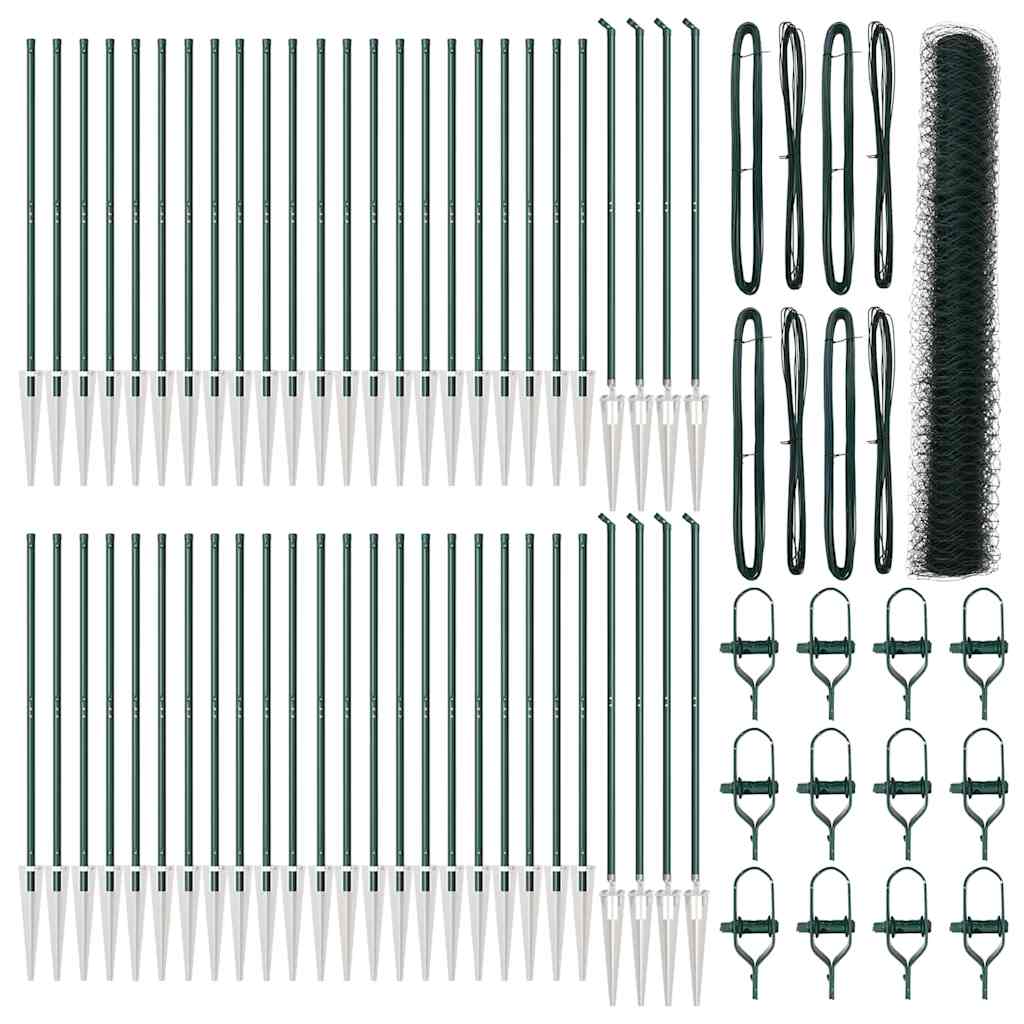 Palo della recinzione Verde 100 x 1,2 m (rete da 36 mm)