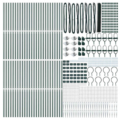 Palo della recinzione Verde 100 x 1,4 m (rete da 36 mm)