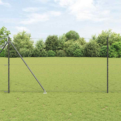 Palo della recinzione Grigio 10 x 1,5 m (maglia da 36 mm)