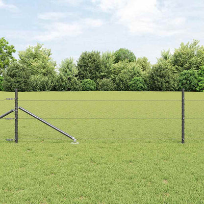 Palo della recinzione Grigio 50 x 0,8 m (rete da 25 mm)
