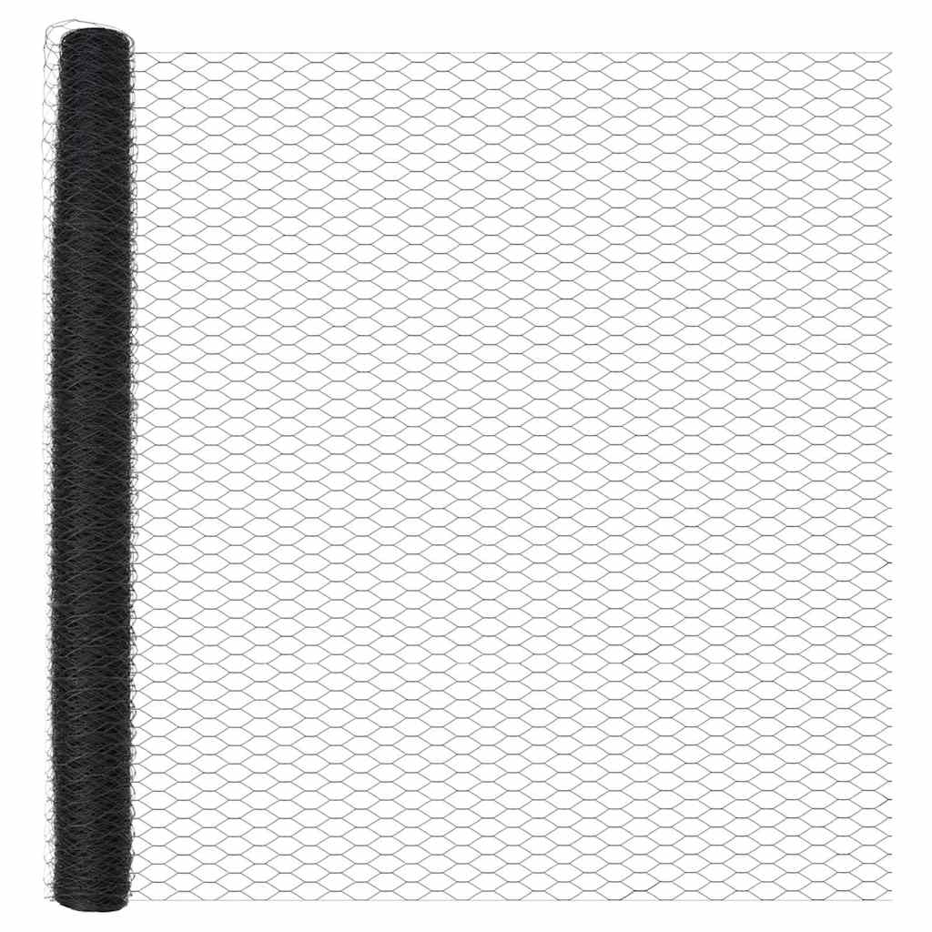 Palo della recinzione Grigio 50 x 1,5 m (maglia 36 mm)