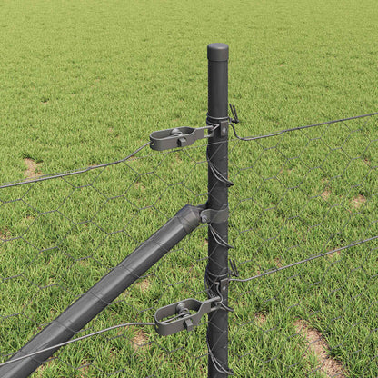Palo della recinzione Grigio 100 x 0,4 m (rete 50 mm)