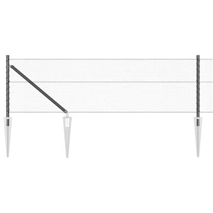 Palo della recinzione Grigio 100 x 0,6 m (rete da 13 mm)