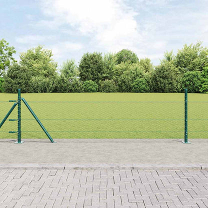 Palo della recinzione Verde 10 x 0,4 m (rete da 25 mm)