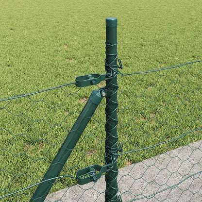 Palo della recinzione Verde 10 x 0,4 m (rete da 50 mm)