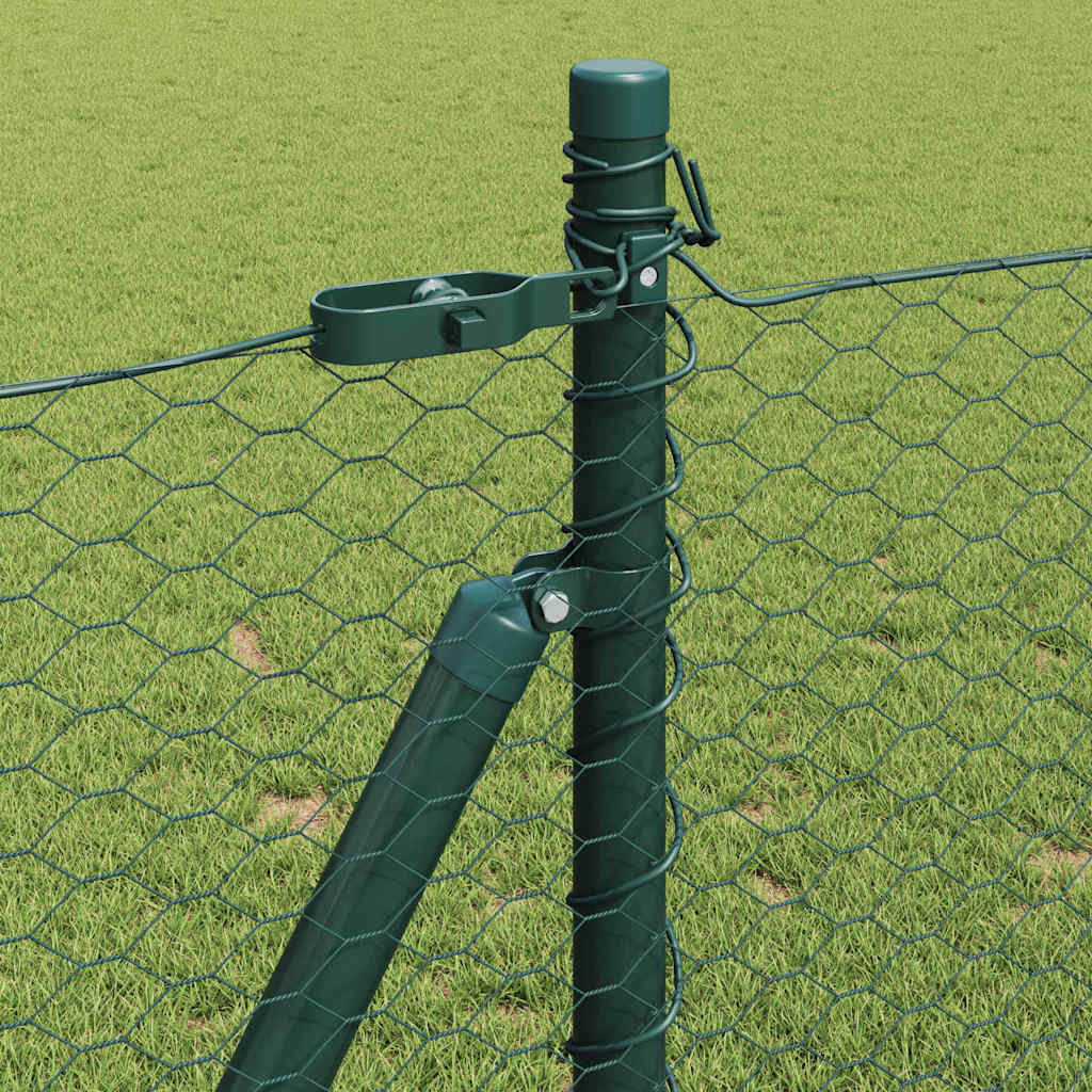 Palo della recinzione Verde 10 x 1 m (rete da 25 mm)