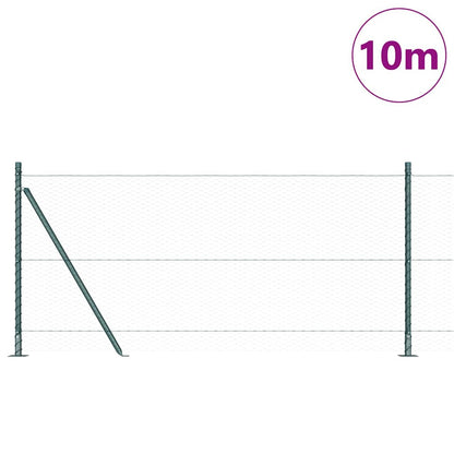 Palo della recinzione Verde 10 x 1 m (rete da 25 mm)