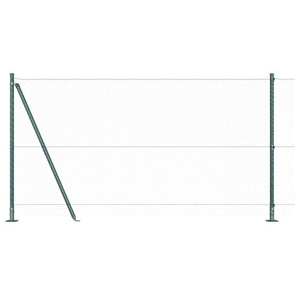 Palo della recinzione Verde 10 x 1,2 m (maglia da 25 mm)