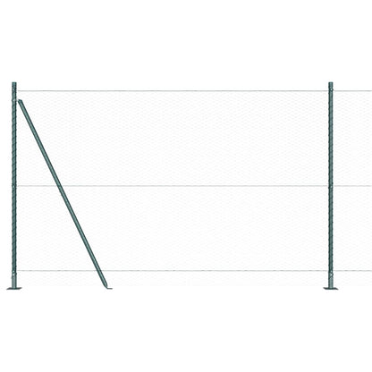 Palo della recinzione Verde 10 x 1,6 m (maglia da 25 mm)