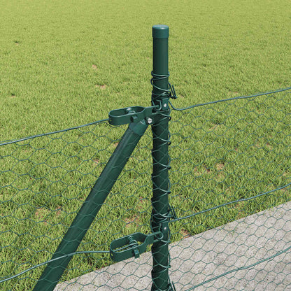Palo della recinzione Verde 25 x 0,4 m (rete da 25 mm)