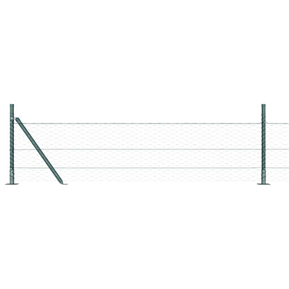 Palo della recinzione Verde 25 x 0,5 m (maglia da 36 mm)