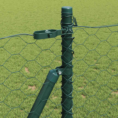 Palo della recinzione Verde 25 x 0,8 m (maglia 50 mm)