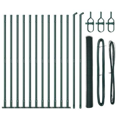 Palo della recinzione Verde 25 x 1,4 m (rete da 25 mm)