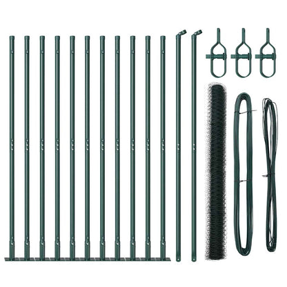 Palo della recinzione Verde 25 x 1,6 m (rete 36 mm)