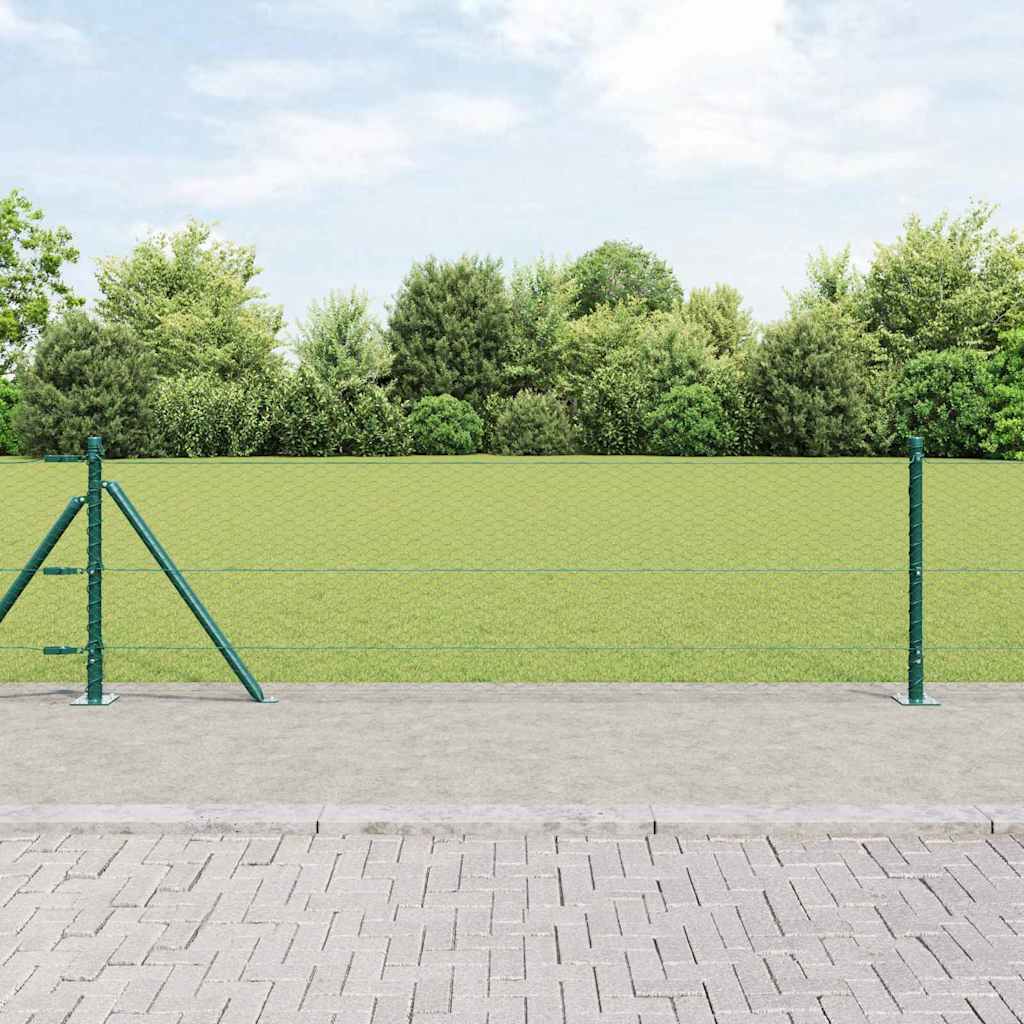 Palo della recinzione Verde 50 x 0,6 m (maglia da 25 mm)