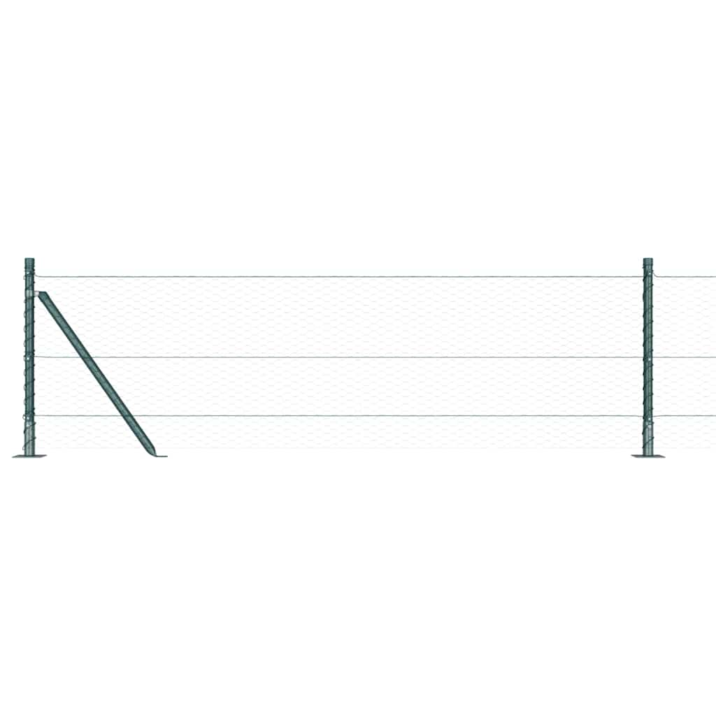 Palo della recinzione Verde 50 x 0,6 m (maglia da 25 mm)