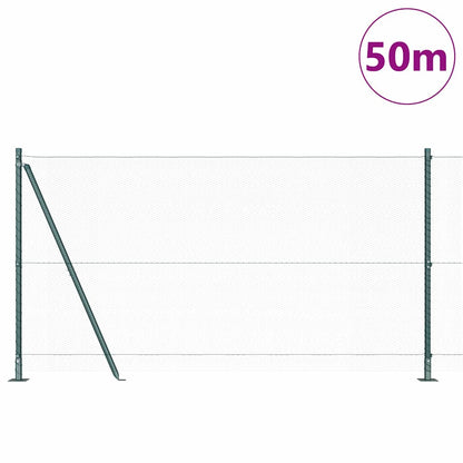 Palo della recinzione Verde 50 x 1,2 m (rete da 13 mm)
