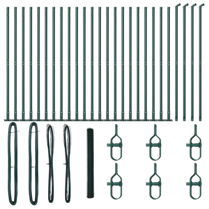 Palo della recinzione Verde 50 x 1,4 m (maglia 13 mm)
