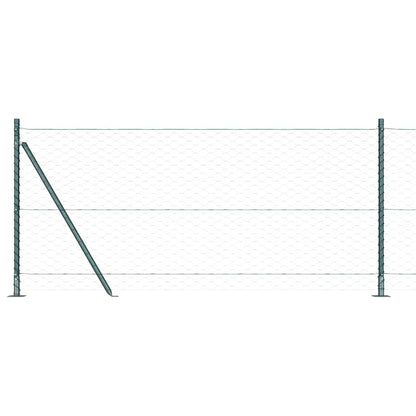 Palo della recinzione Verde 100 x 0,8 m (maglia da 50 mm)