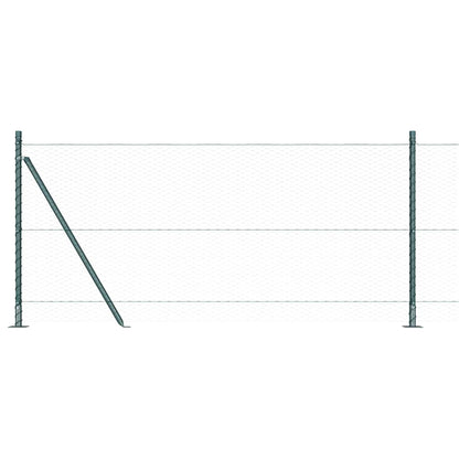 Palo della recinzione Verde 100 x 1 m (maglia da 25 mm)