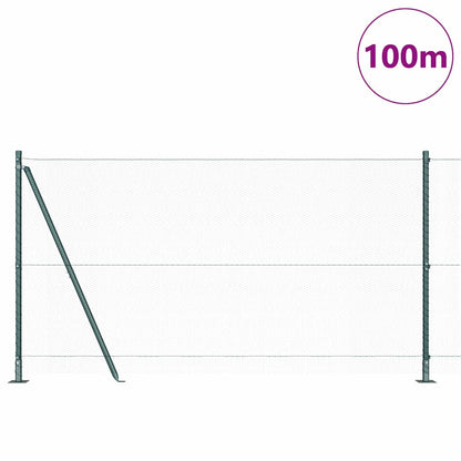 Palo della recinzione Verde 100 x 1,2 m (rete da 13 mm)