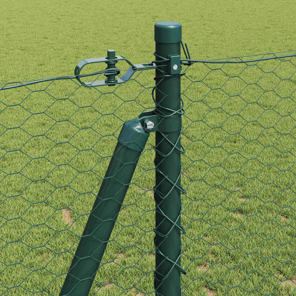 Palo della recinzione Verde 100 x 1,2 m (rete da 25 mm)